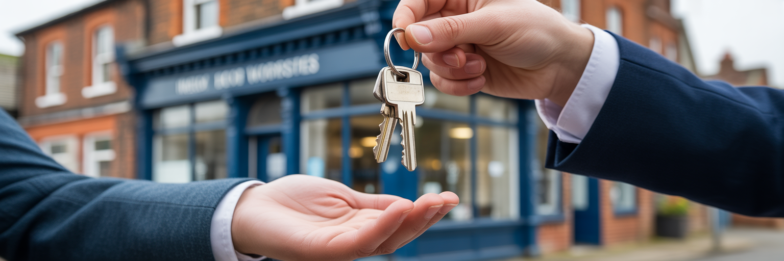 Keys to new business premises.