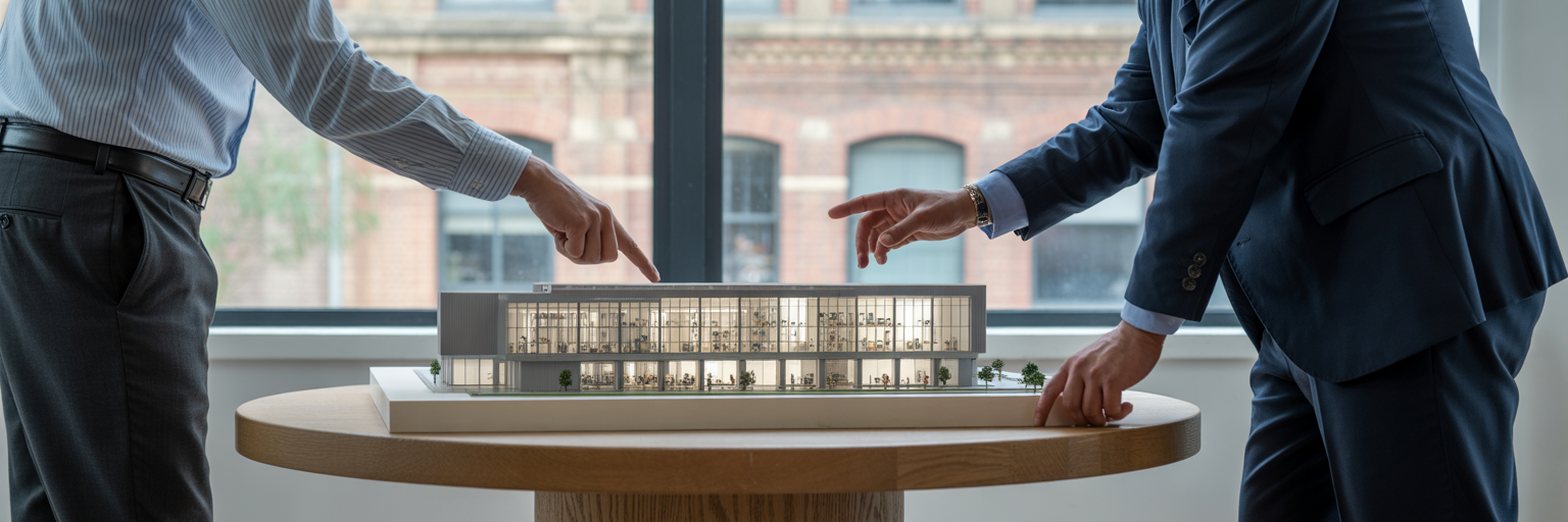 Directors planning business expansion strategy.