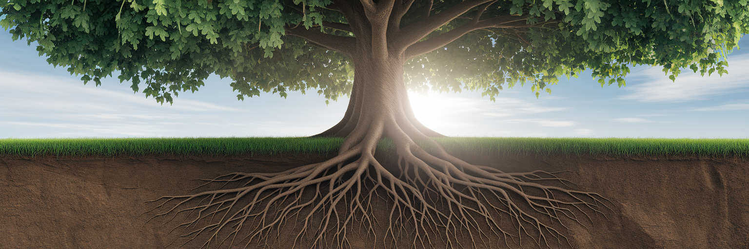 Strong tree symbolizing domain authority