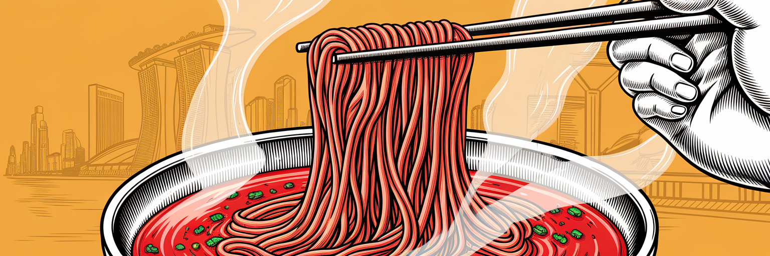 Think You Can Handle Taiwan's Viral Spicy Noodles?