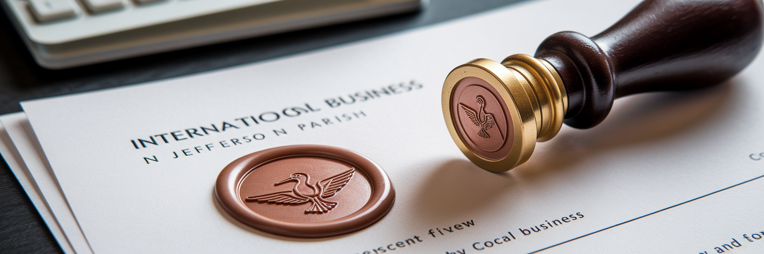 Where to Get International Business Documents Apostilled in Jefferson Parish