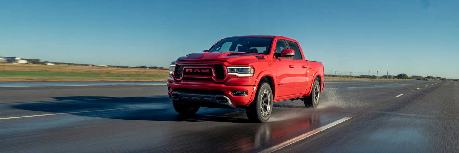 2026 Ram Rebel accelerating on highway