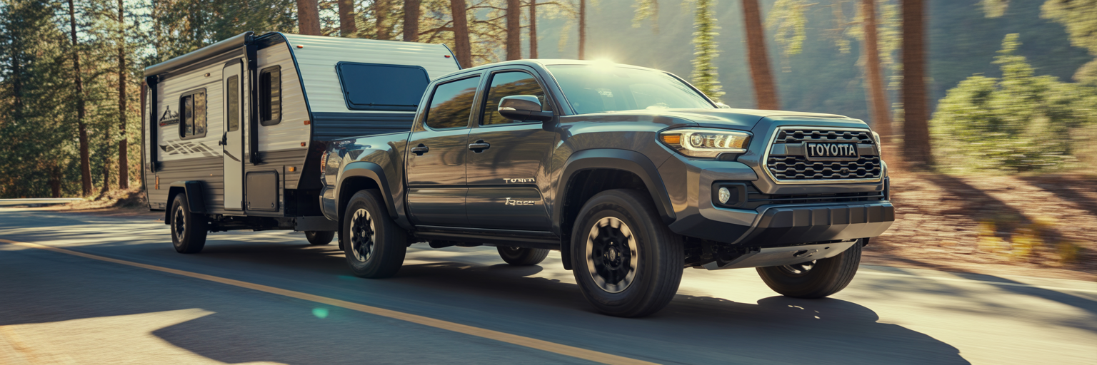2026 Tacoma TRD Off-Road towing trailer