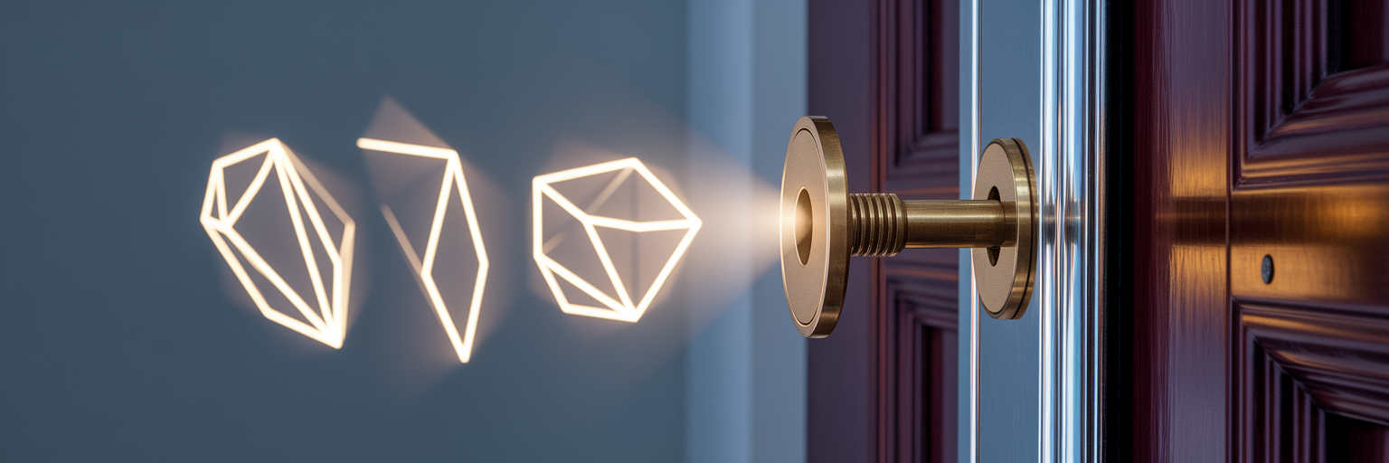 Abstract visual of data tokenization process.