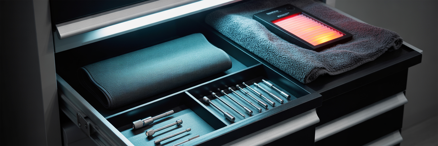 Advanced recovery tools in tool chest.