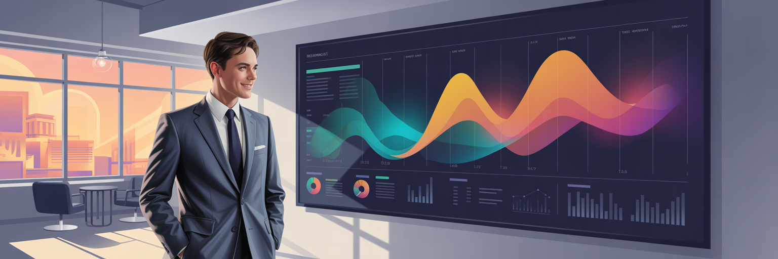 Analyst reviewing brand citation share on dashboard.
