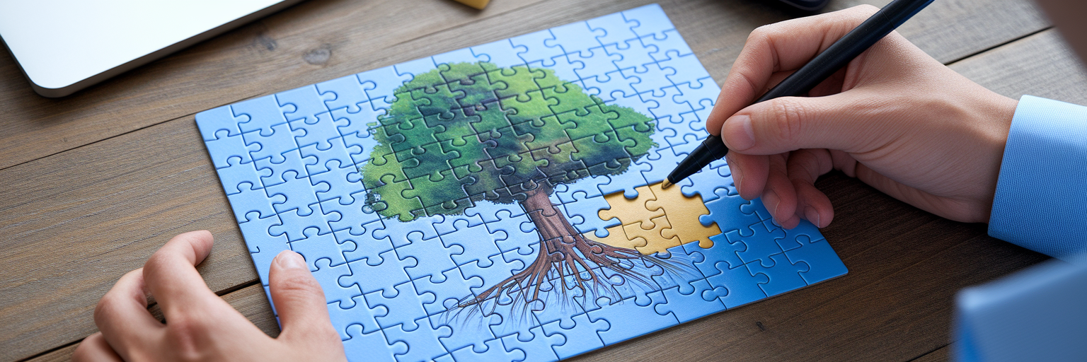 Assembling data puzzle for financial clarity