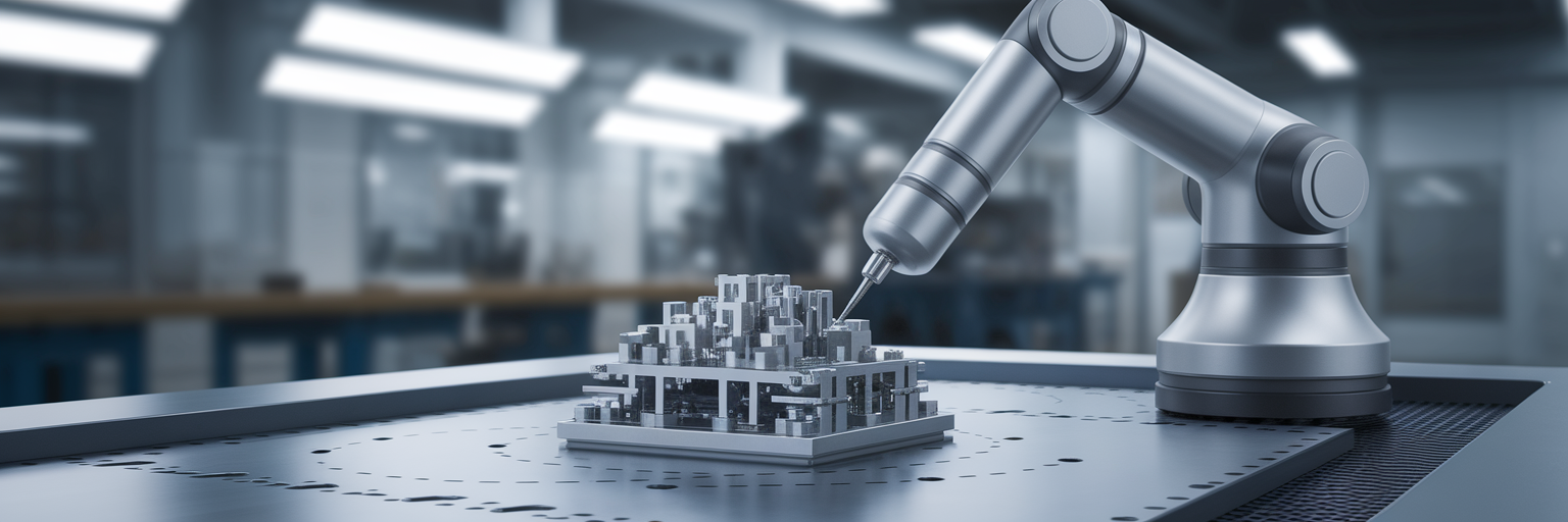 Automatisation de précision dans un atelier artisanal.