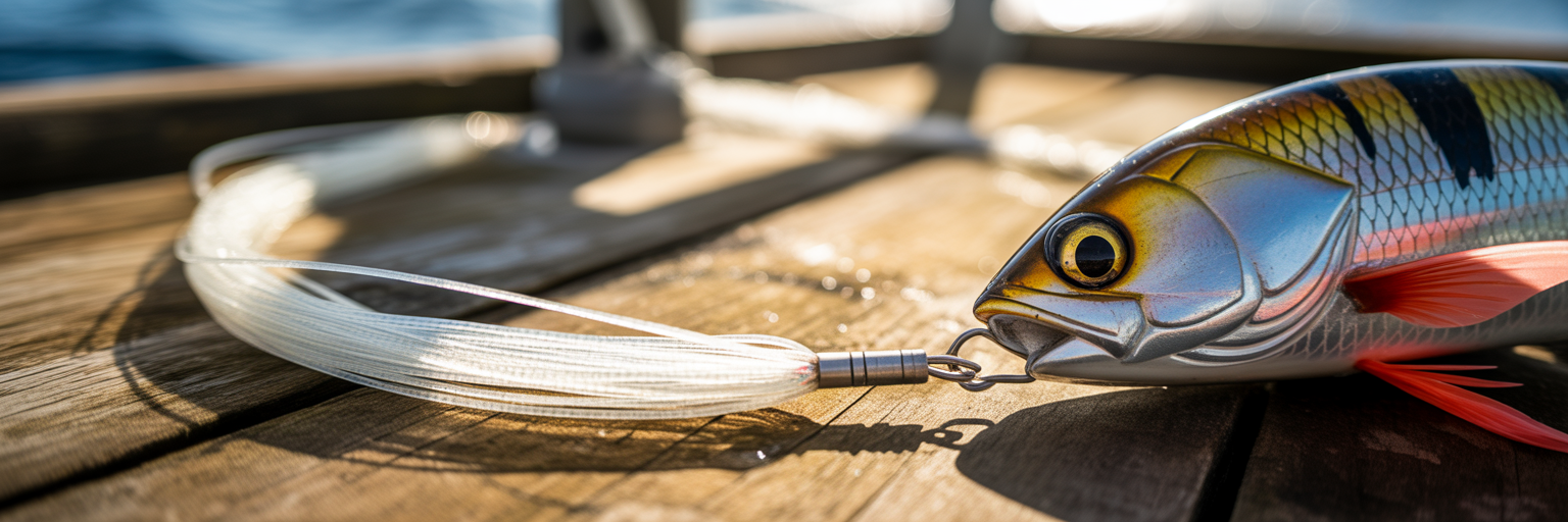 Big-game trolling lure rigging