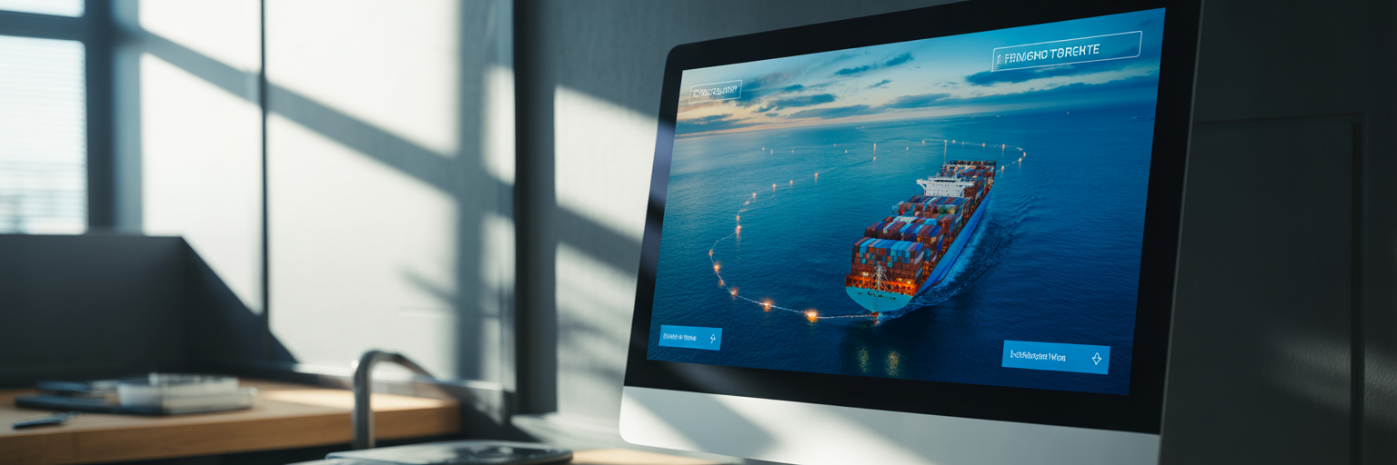 Branded freight forwarder tracking portal