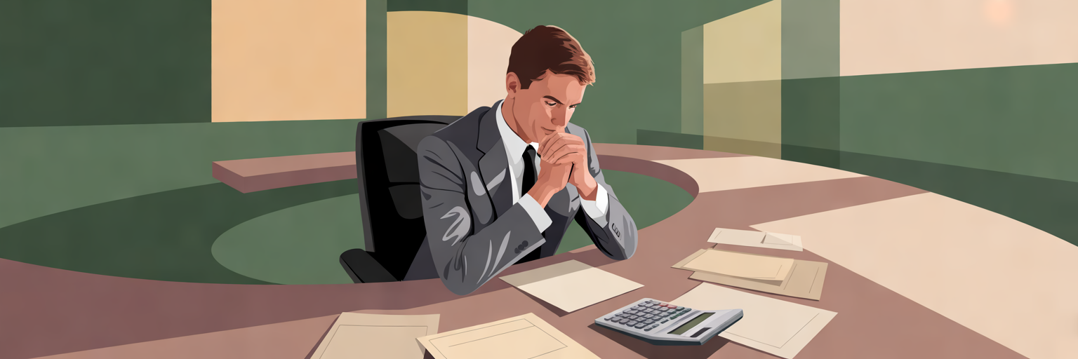 Business owner planning a marketing budget