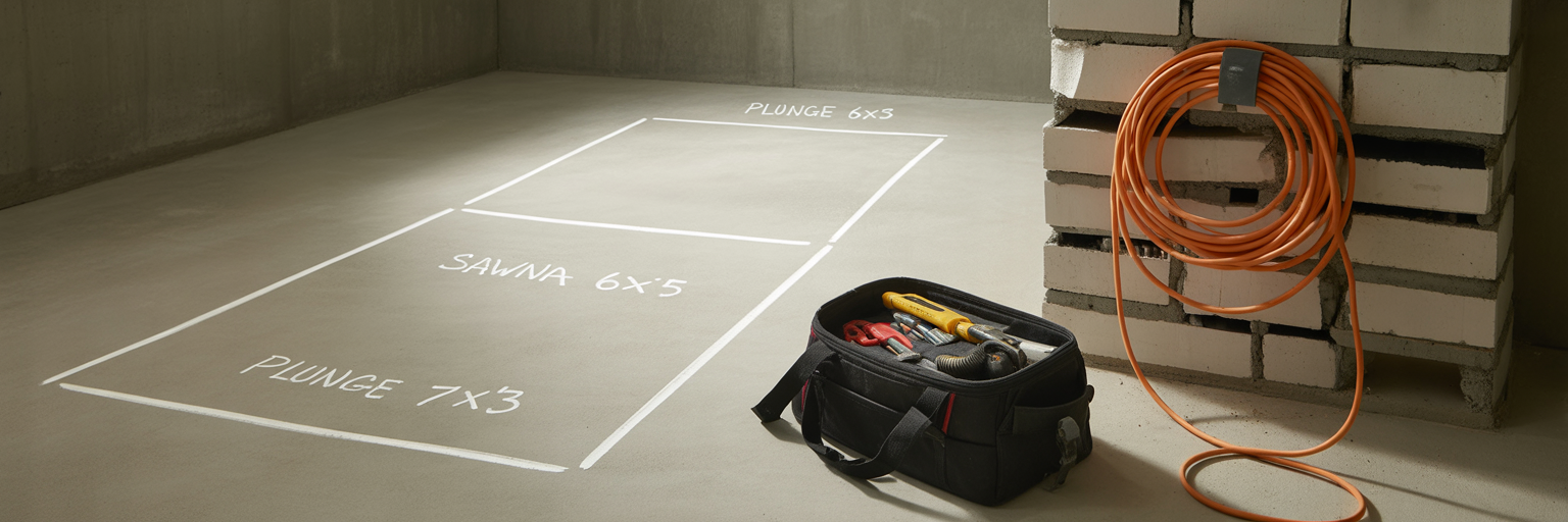 Chalk outlines for home recovery equipment