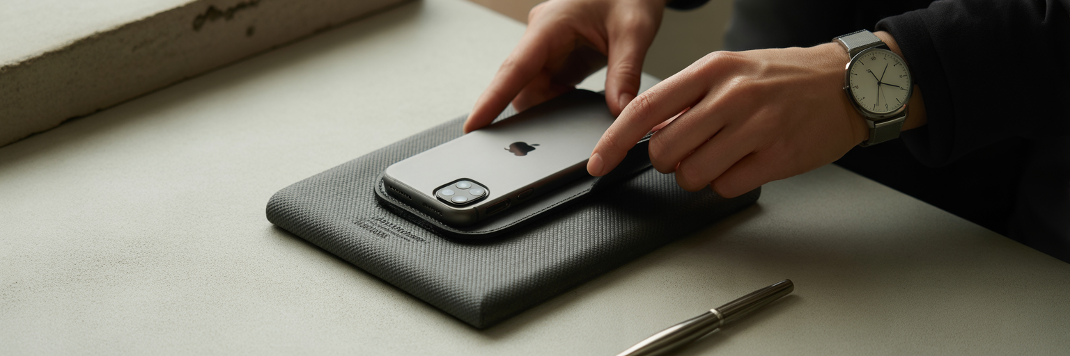 Choosing between leather and aramid fiber cases.