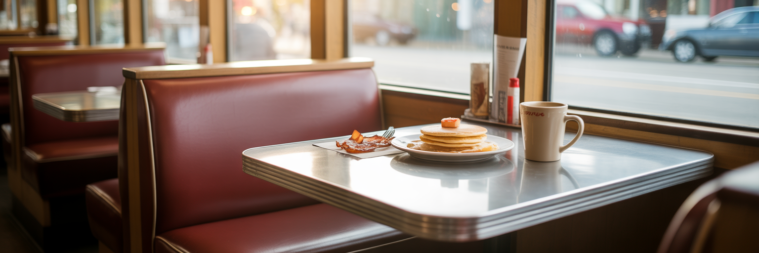 Classic American diner breakfast in Spokane Valley