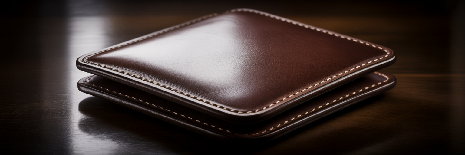 Close-up on quality material and stitching.