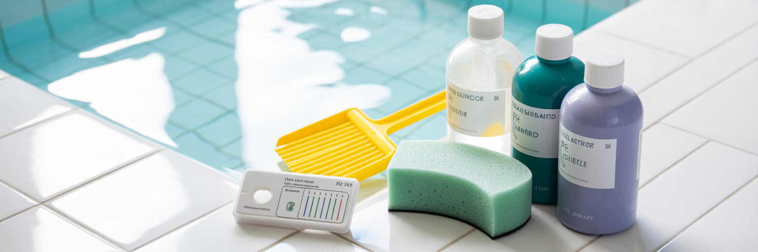 Cold plunge tub cleaning supplies