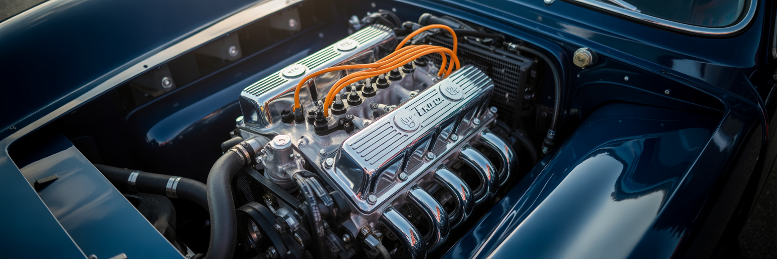 Compact SUV gasoline engine bay