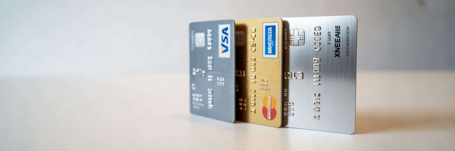 Comparison of different credit card thicknesses