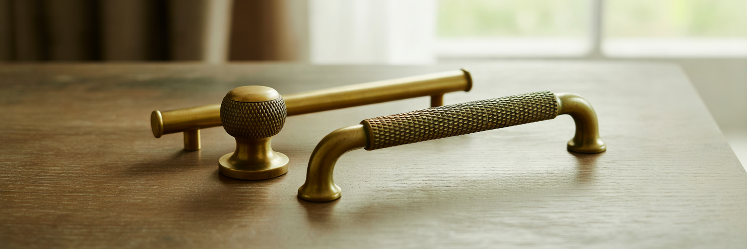 Comparison of knurled knob and pulls