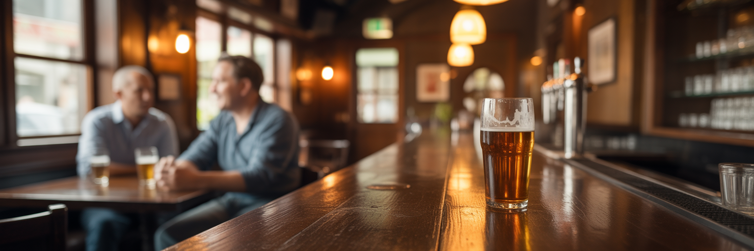 Cozy interior of a local Springfield pub.