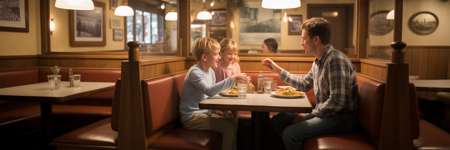 Cozy interior of local Beaverton restaurant