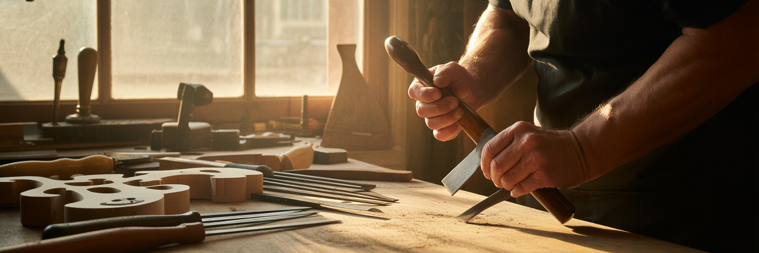 Craftsman choosing the right tool.