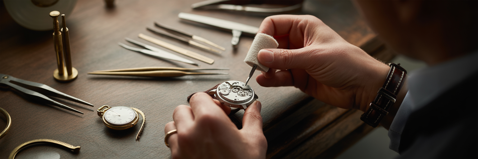 Craftsman maintaining high-quality, durable tools.