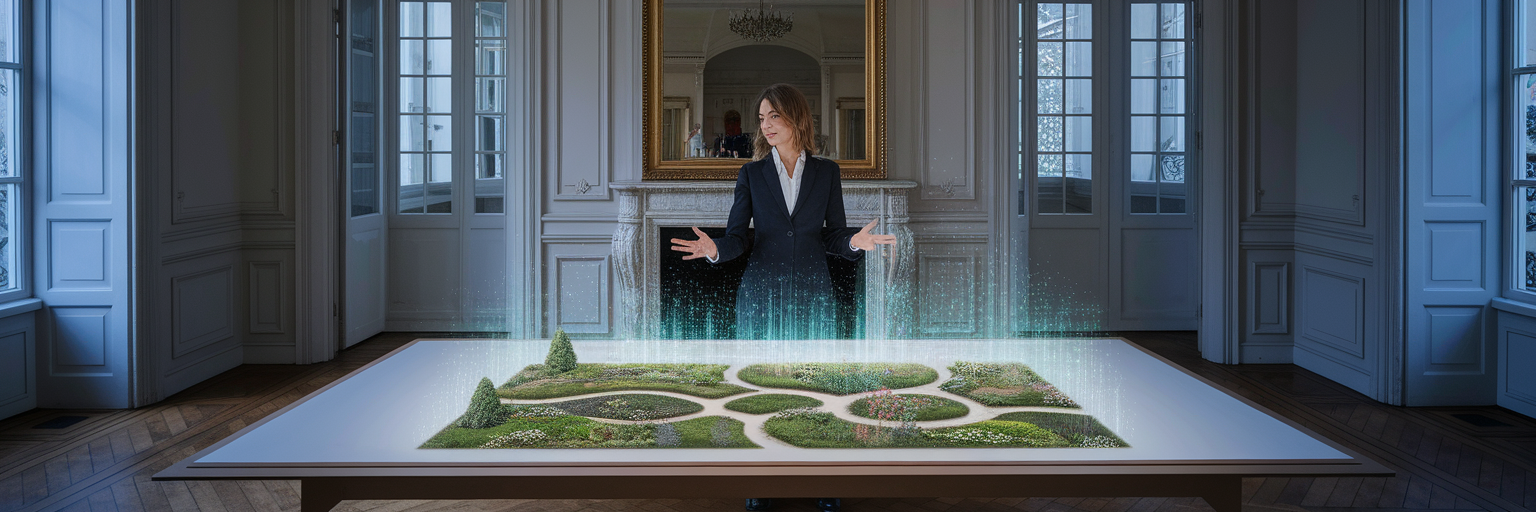 Création de contenu par l'IA générative.