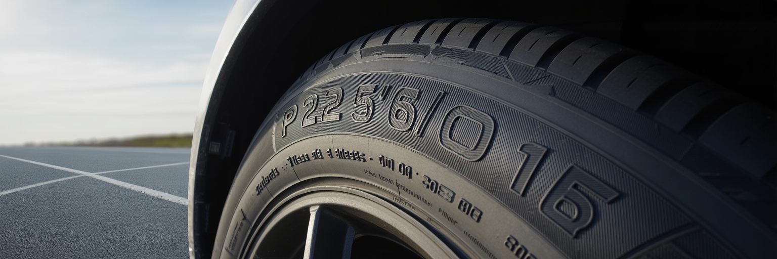 Decoding car tire sidewall markings.