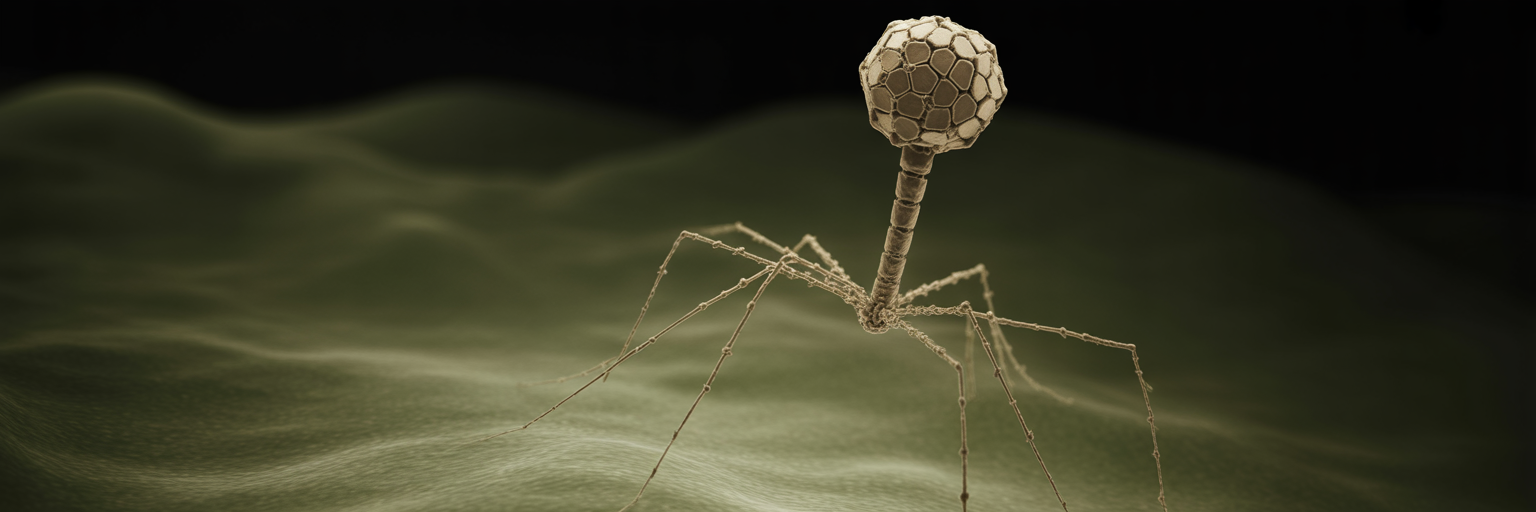 Detailed structure of a T4 bacteriophage