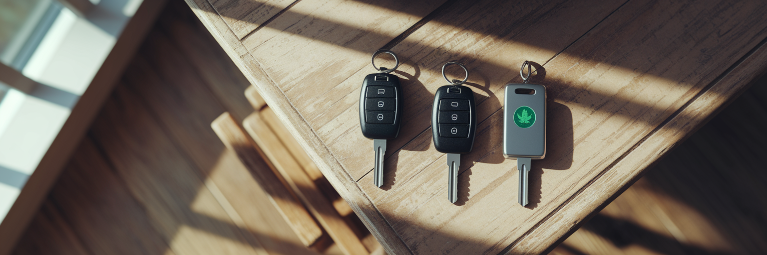 Different car keys representing vehicle choices.