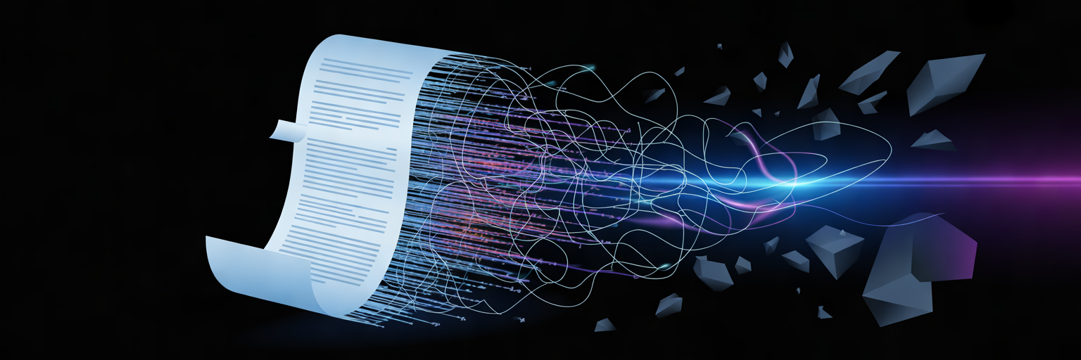 Digital document undergoing encryption process