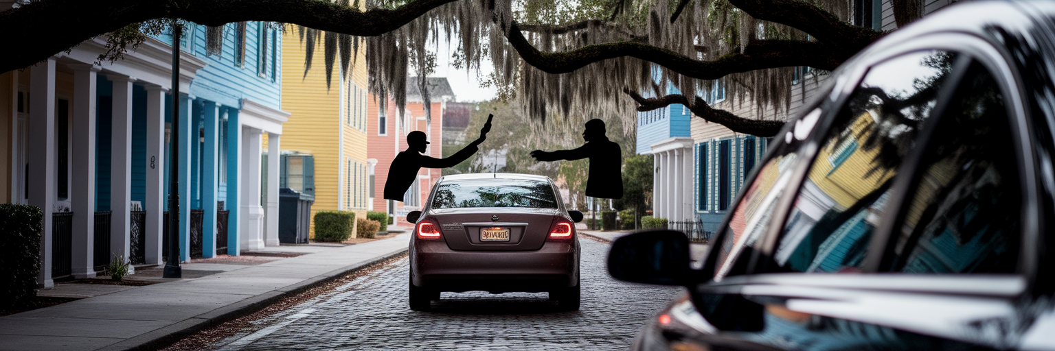 Proving A Tourist Was At Fault In Your Charleston Accident 1 Distracted tourist driver on historic charleston street.