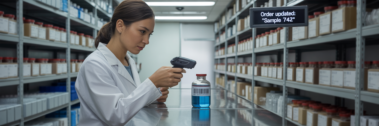 Efficient laboratory inventory management system.