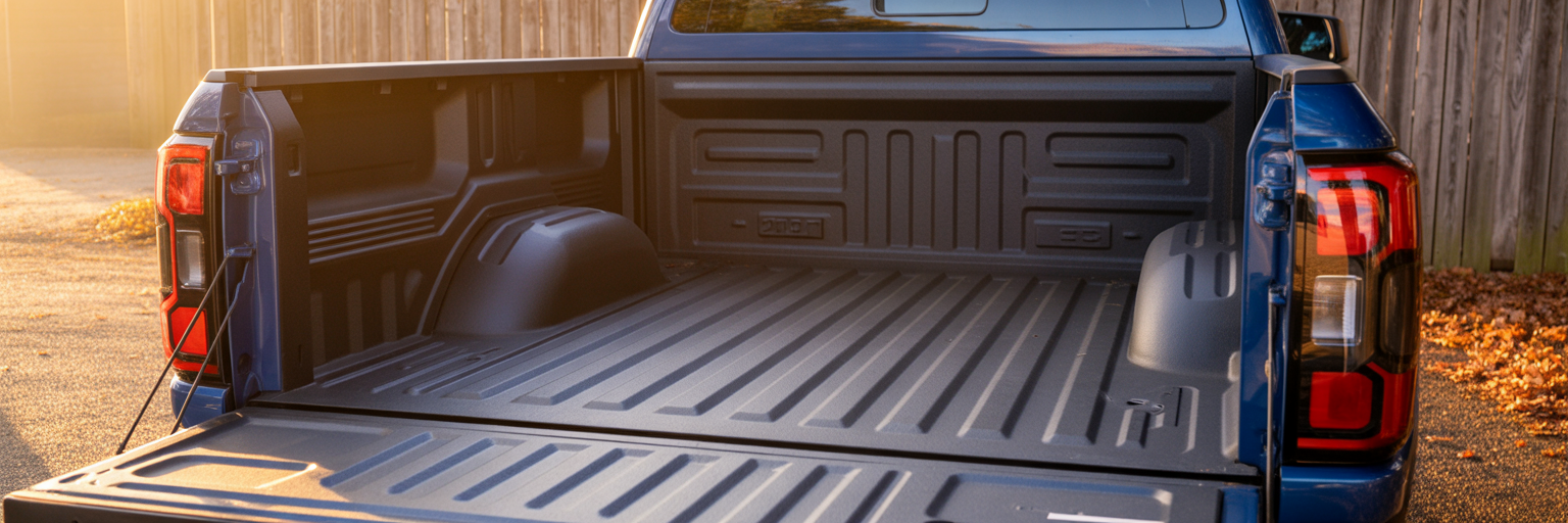 Empty truck bed of 2026 Ford Ranger