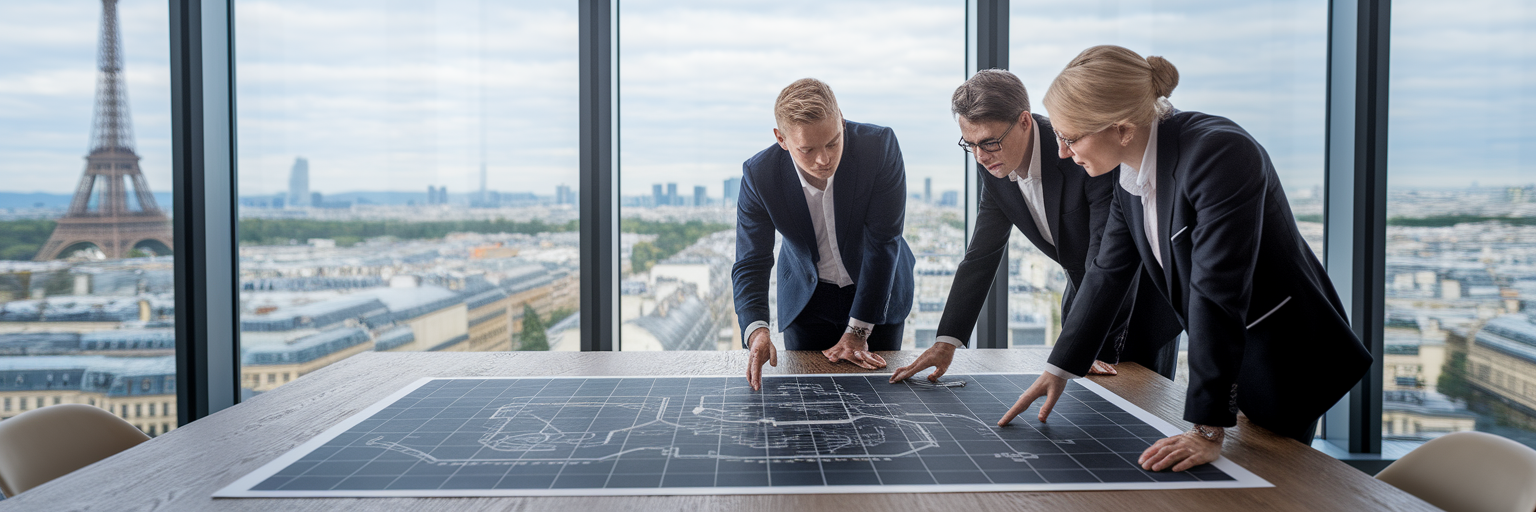 Équipe française planifiant l'intégration stratégique d'agents IA.
