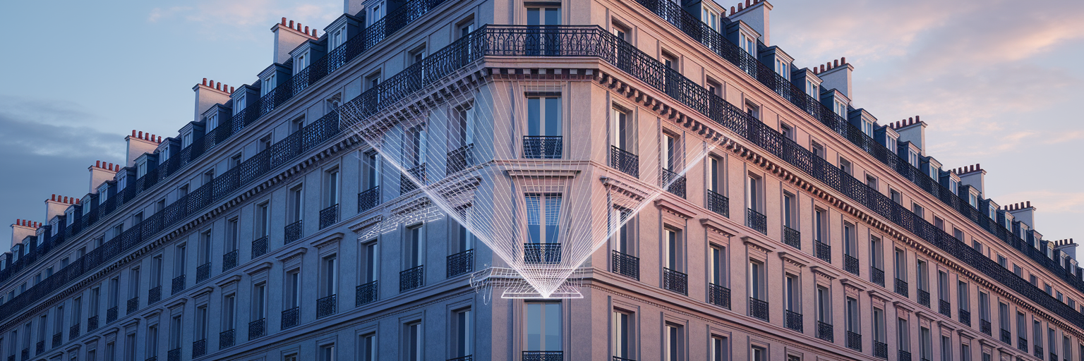 Estimation immobilière précise d'un immeuble parisien.