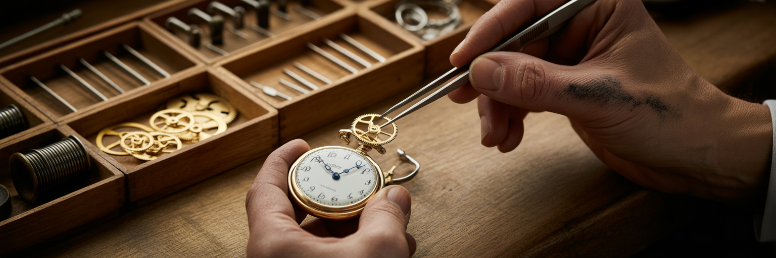 Expert hands assembling a precision instrument.