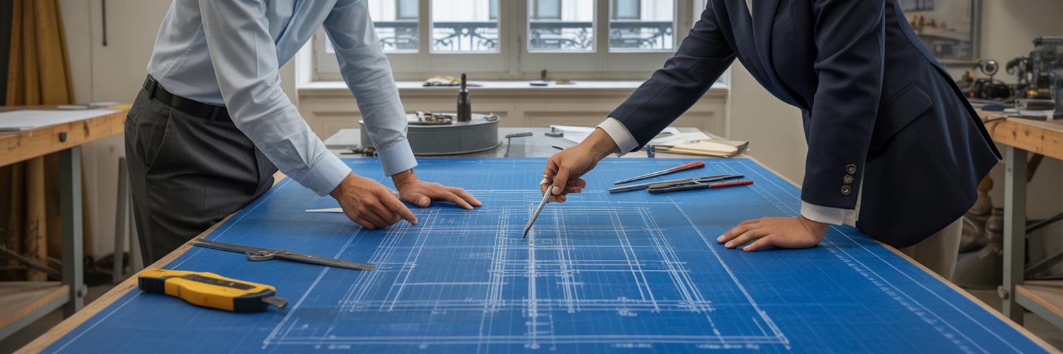 Experts concevant un pipeline de données conforme.