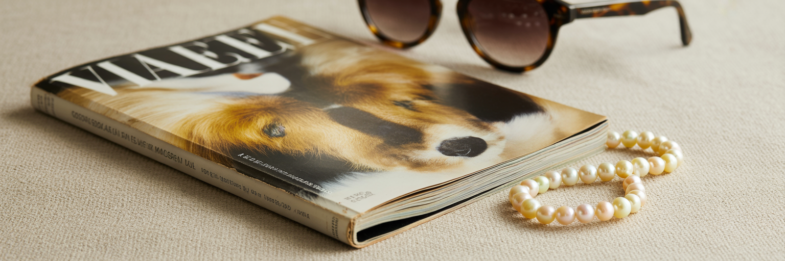 Fashion magazine discussing timeless animal prints.