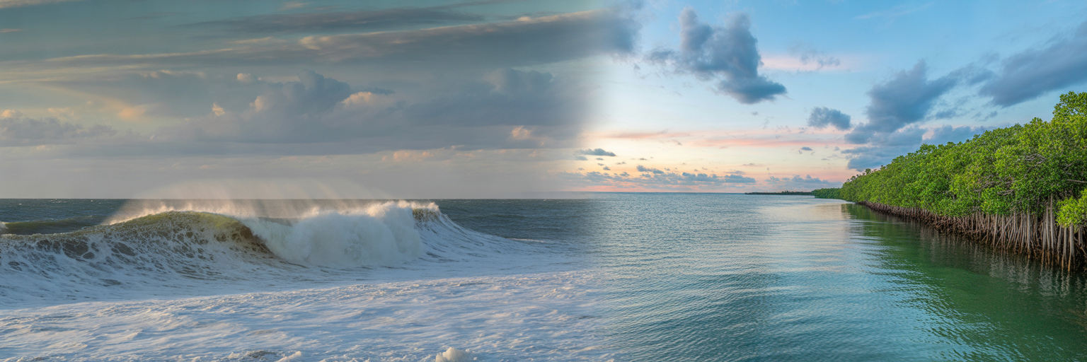 Florida's three distinct tidal coastlines