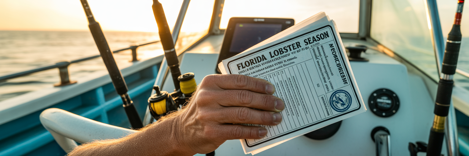 Florida spiny lobster permit and license