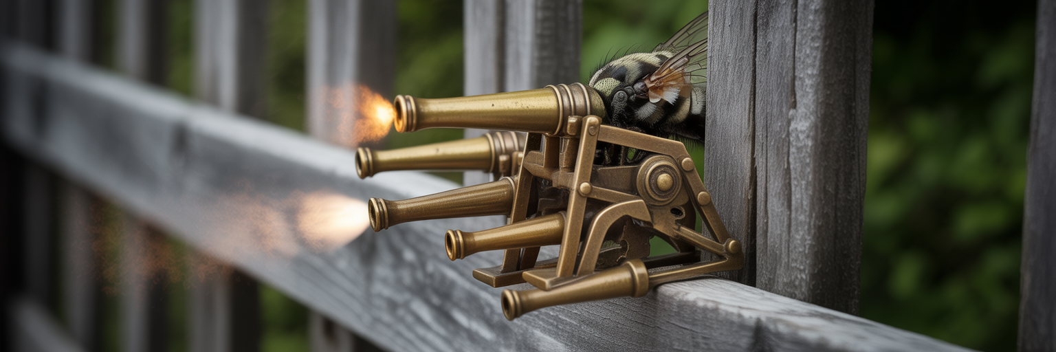 Fly corpse with metaphorical spore cannons