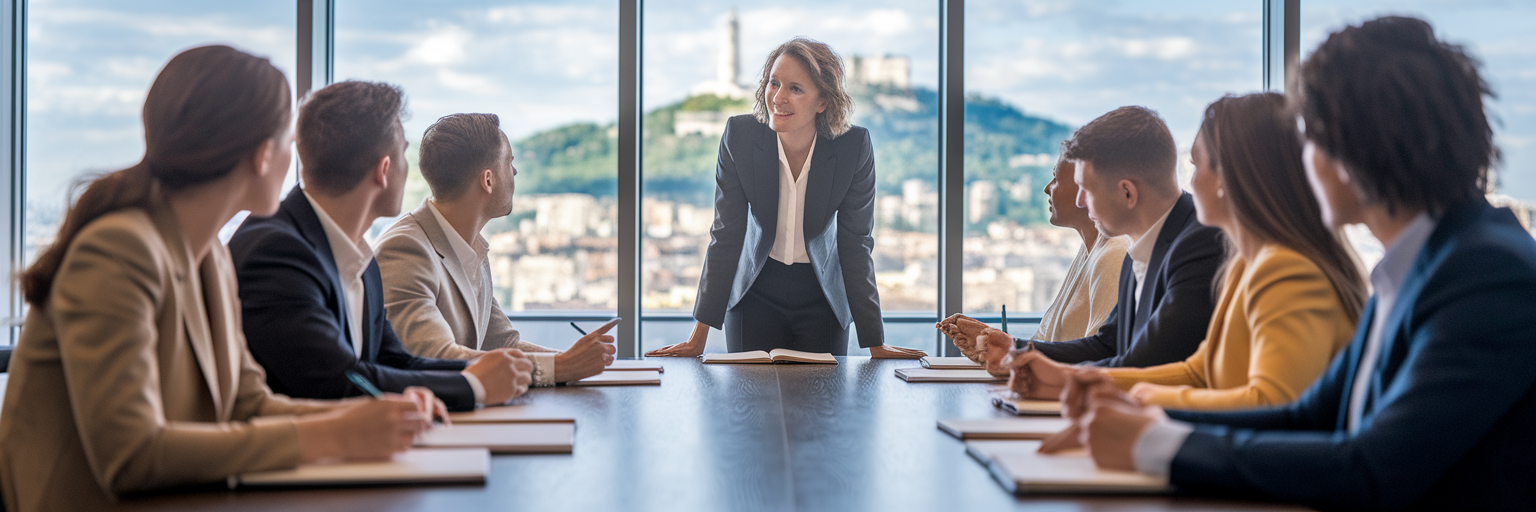 Formation IA interne dans une entreprise française.