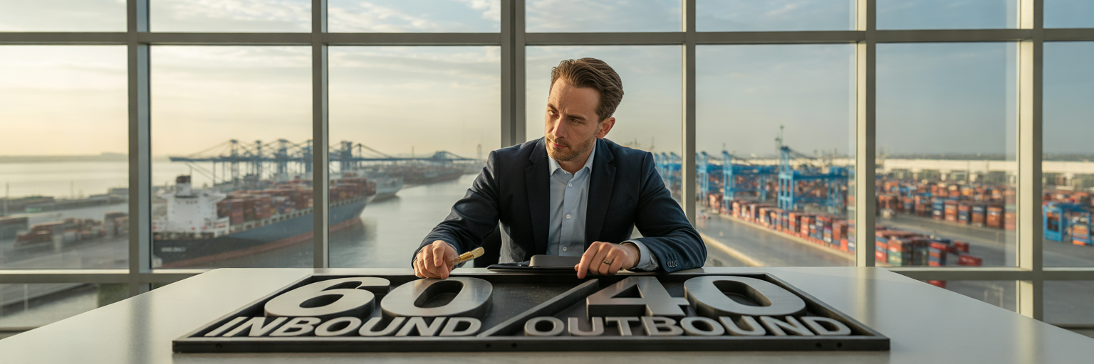 Freight forwarder planning inbound and outbound marketing