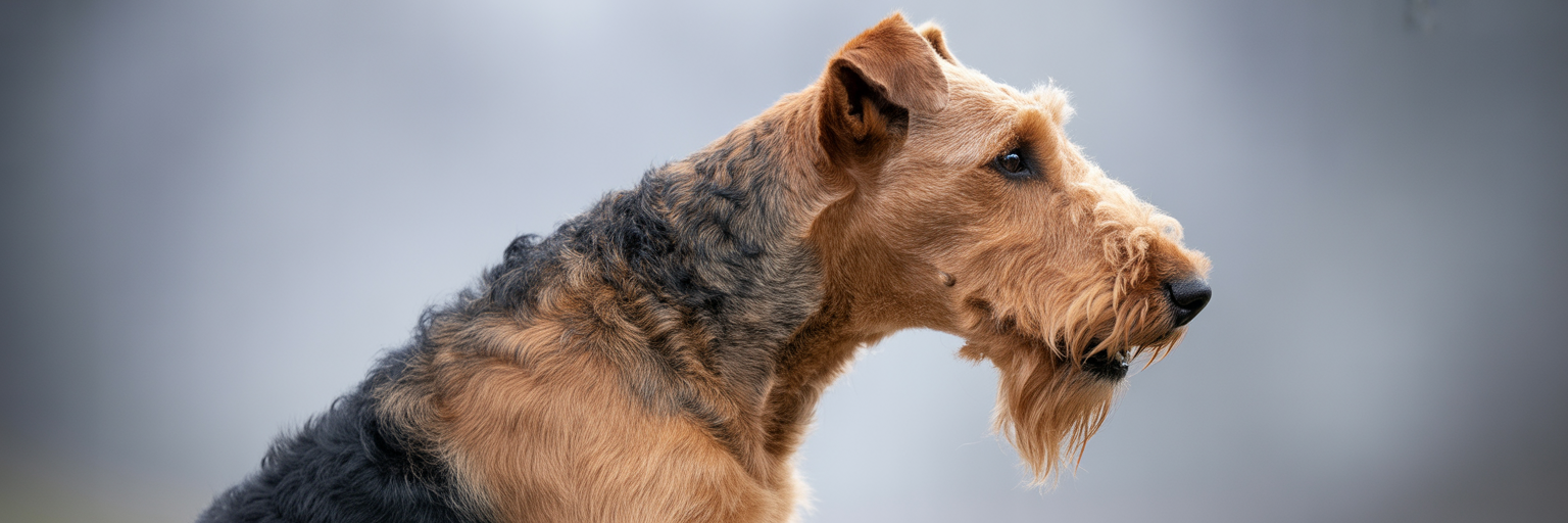 Freshly hand-stripped wire-haired coat.