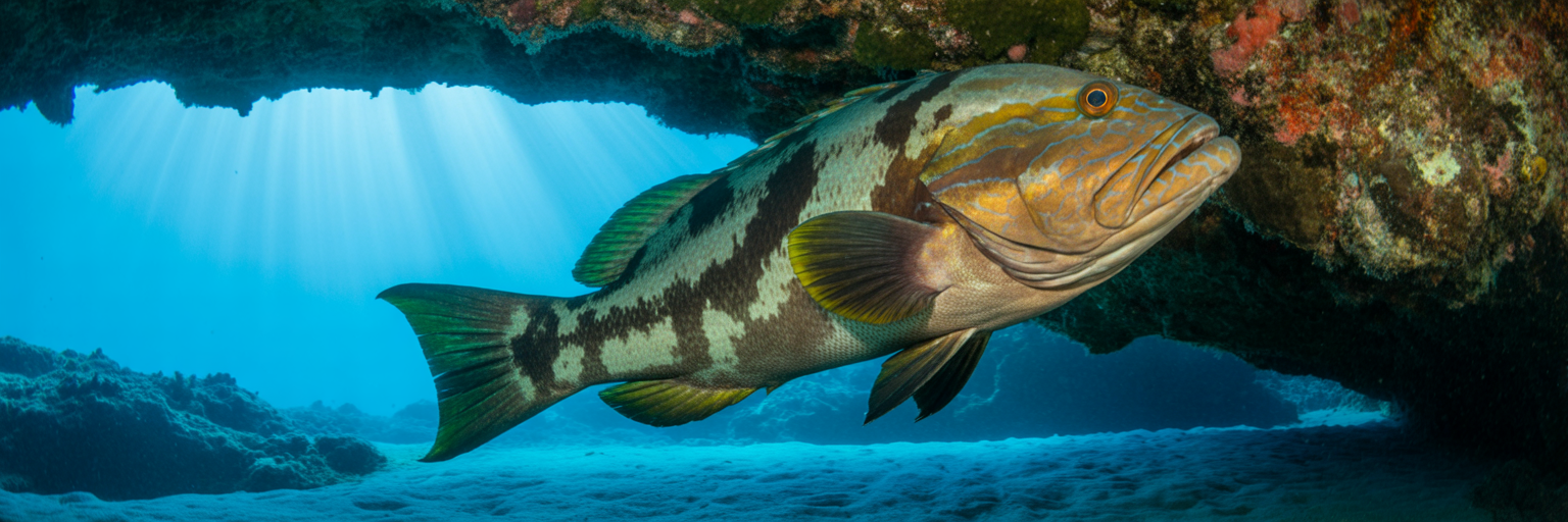 Gag Grouper on a Florida reef.