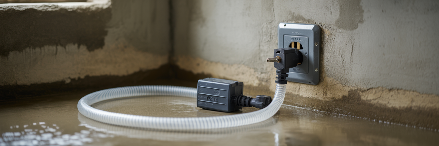 GFCI outlet and water pump for DIY cold plunge
