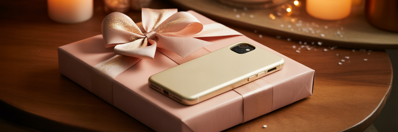 Gifting a rectangle iPhone case.