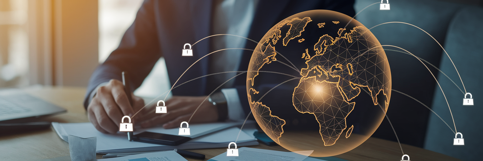 Global tax compliance through secure connections